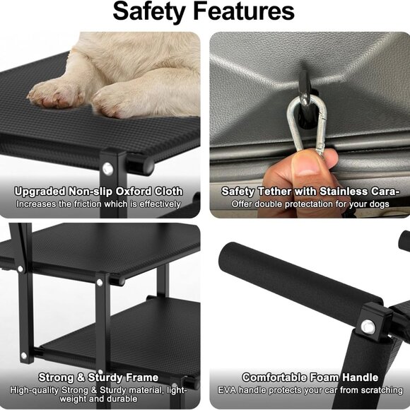 Extra Wide Dog Stairs for Large Dogs - Picture 4 of 6